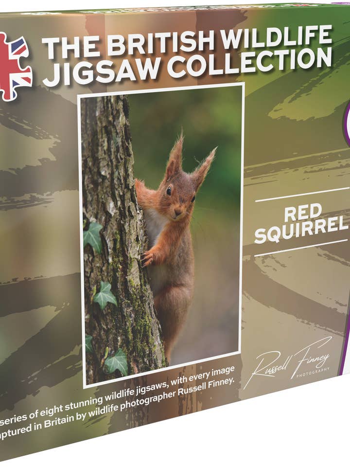 BRITISH WILDLIFE SERIES RED SQUIRREL 1000 PIECE Jigsaw for wholesale by Go on make me
