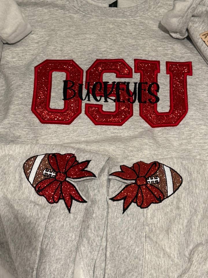 Osu Buckeyes Crewneck for wholesale by A & C Embroidery