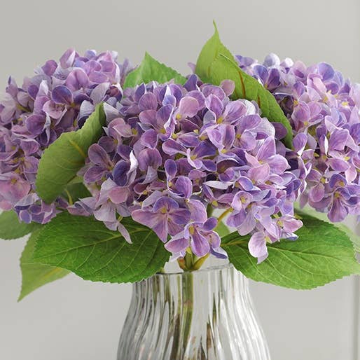 ACNITE(We cover U.S. import duties) - Wholesale Artificial Flowers - Artificial hydrangea blossom silk hydrangea purple hydrangea5