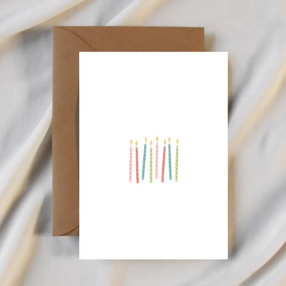 Birthday Candle Card for wholesale by Party Collective