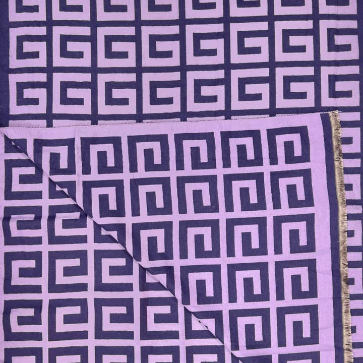 London Scarves - Wholesale Scarf – Women's - Big Maze print cashmere blend winter scarf22