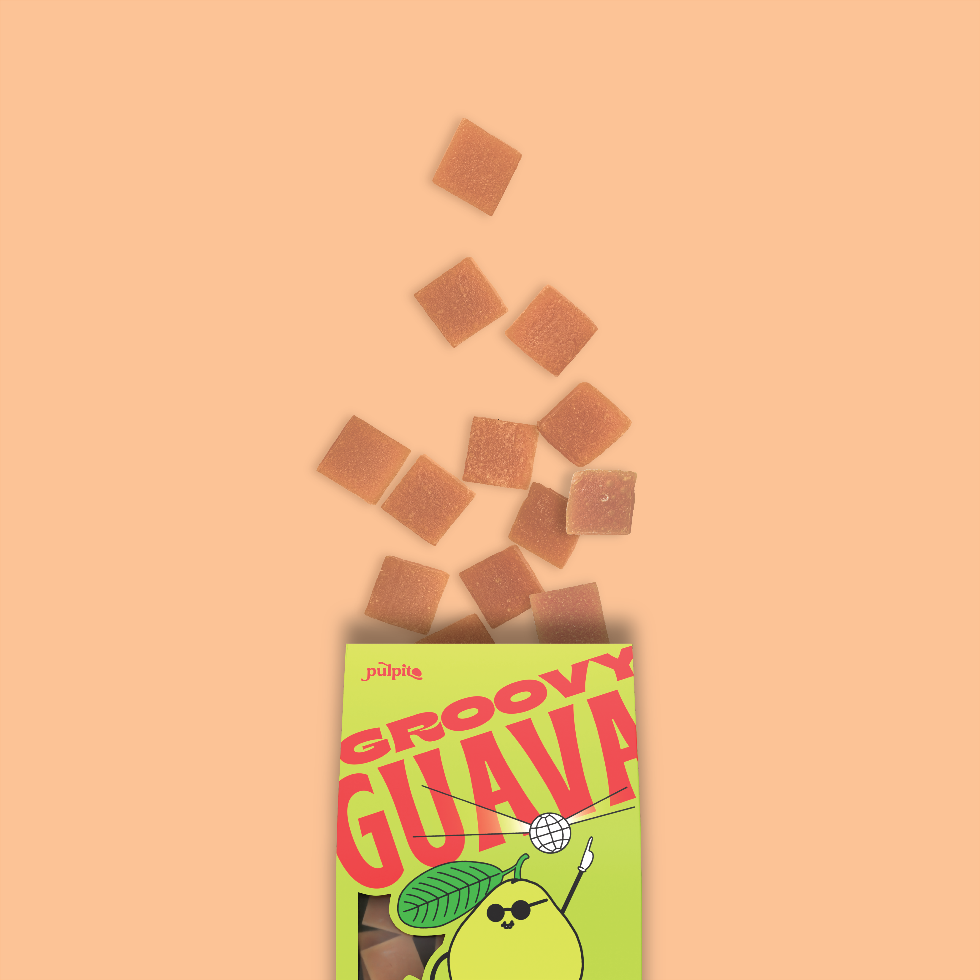 Pulpito Fruit Bites - Wholesale Fruit Snacks - Groovy Guava - Natural Fruit Snacks - Dried Fruit Bites 3