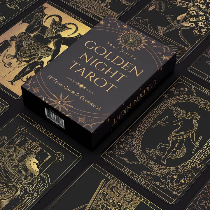 Designs by Deekay Inc. - Wholesale Tarot Cards - Golden Night Tarot Card Deck