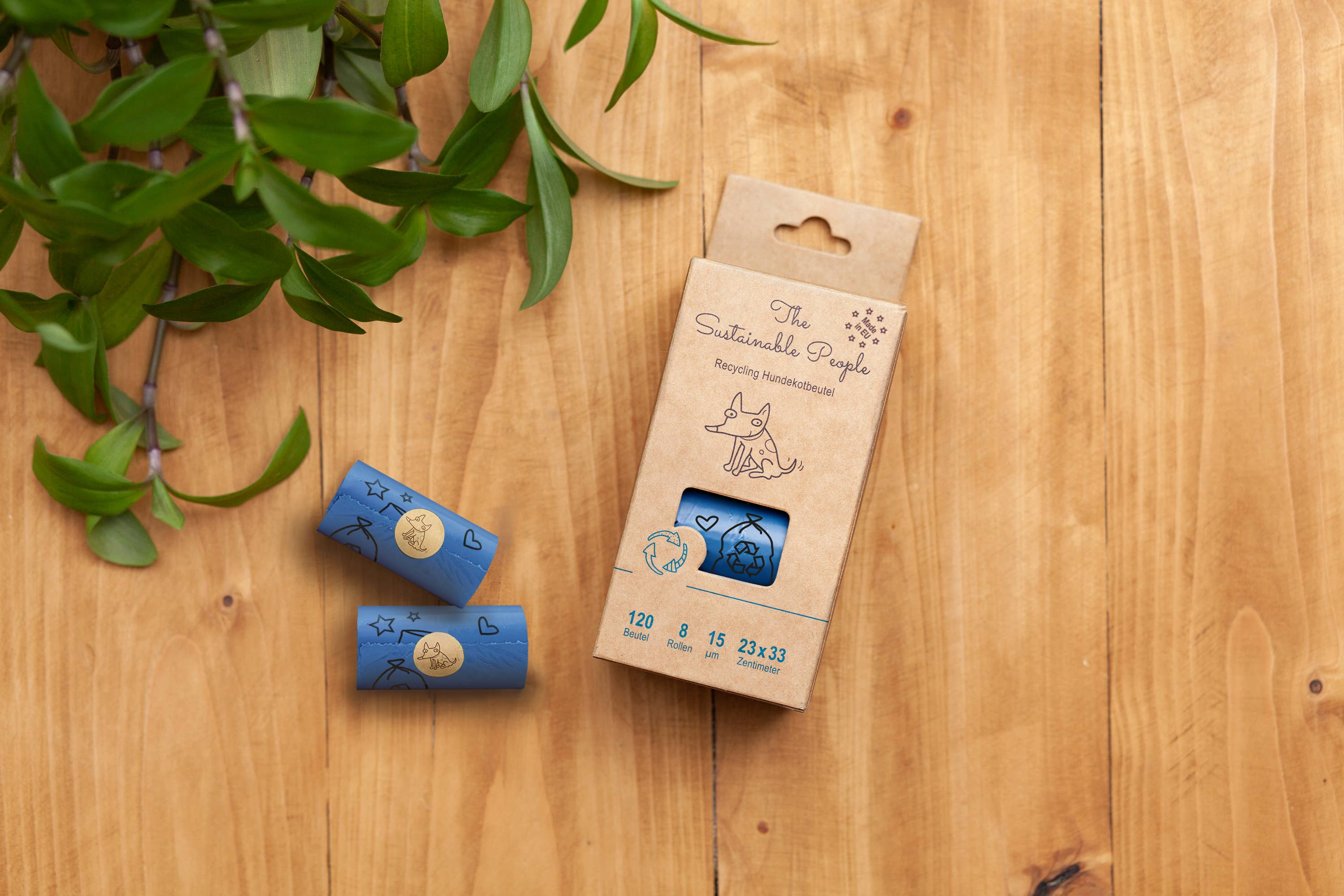 The Sustainable People - Wholesale Pet Poop Bag - Recycled Poop Bags, Made in EU, Blue Angel certified2