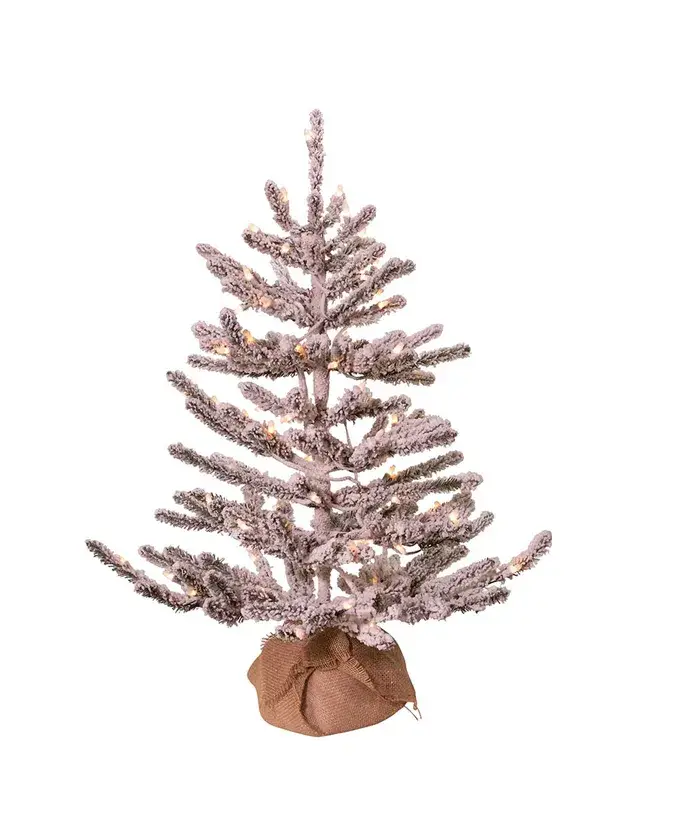 Kurt S. Adler, Inc. - Wholesale Artificial Christmas Tree - 3'PRE-LIT VAIL PINE TREE W/BURLAP0