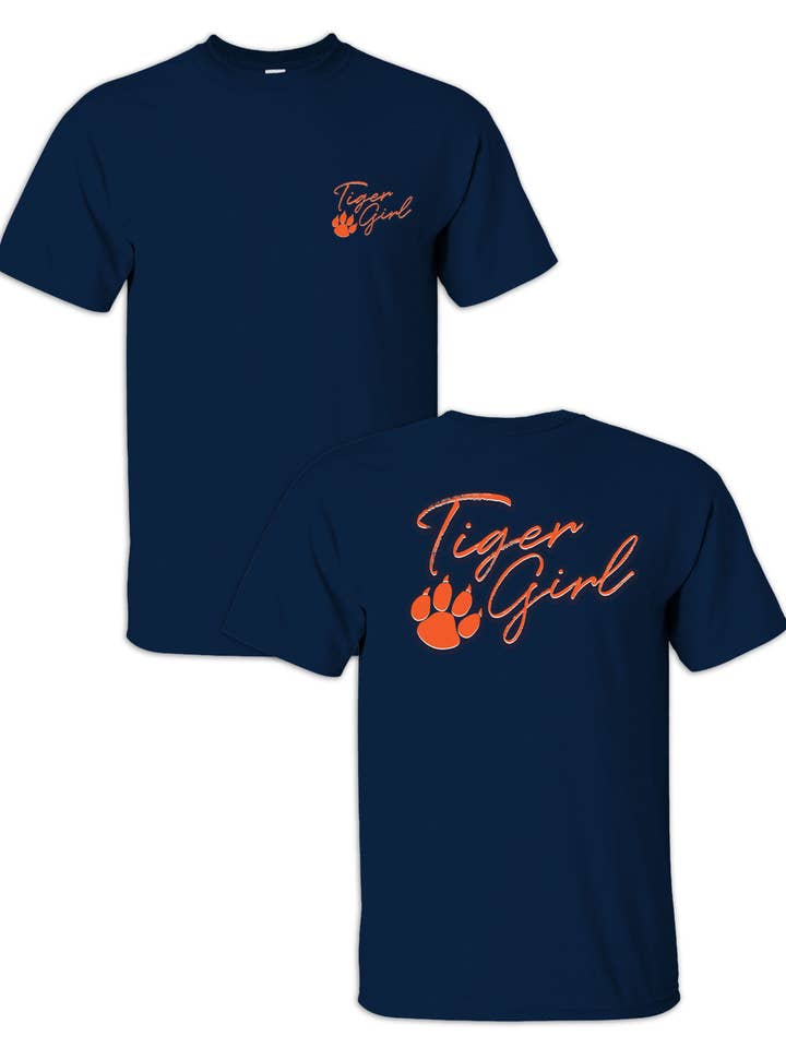 Team Spirit Tiger Girl for wholesale by Coastal Breeze Tees