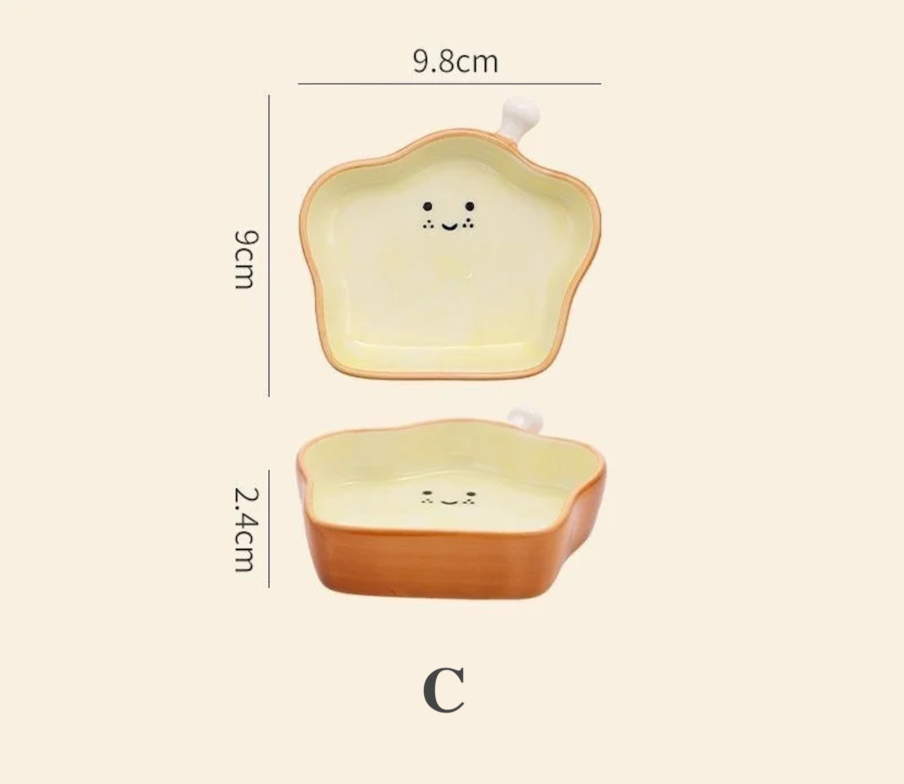 Homerely (We Cover All Import Duties) – Großhandel Essteller – Keramikteller mit Brotdesign2