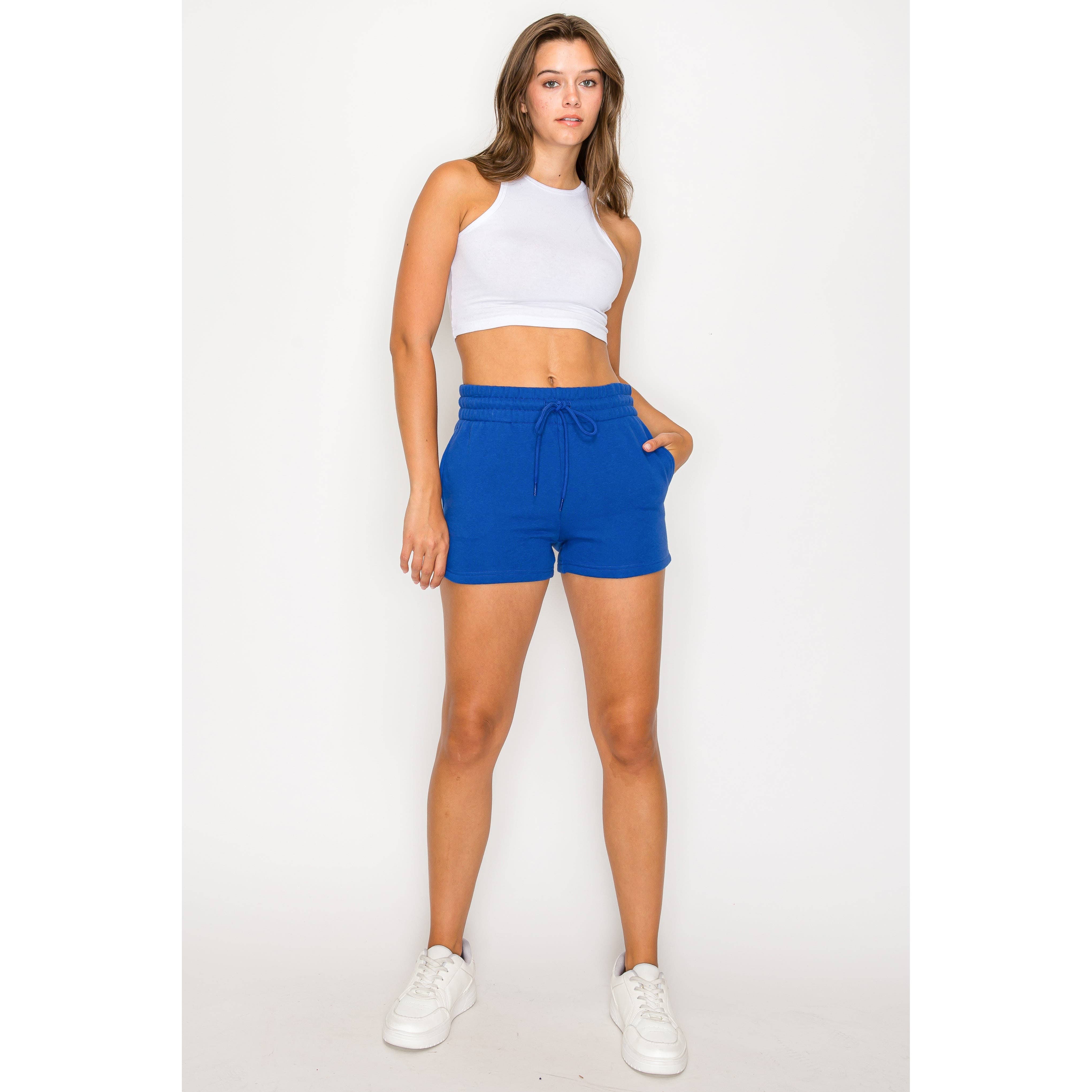UP CLOTHING - Wholesale Shorts – Women’s - Solid Fleece Lounge Sweat Shorts16