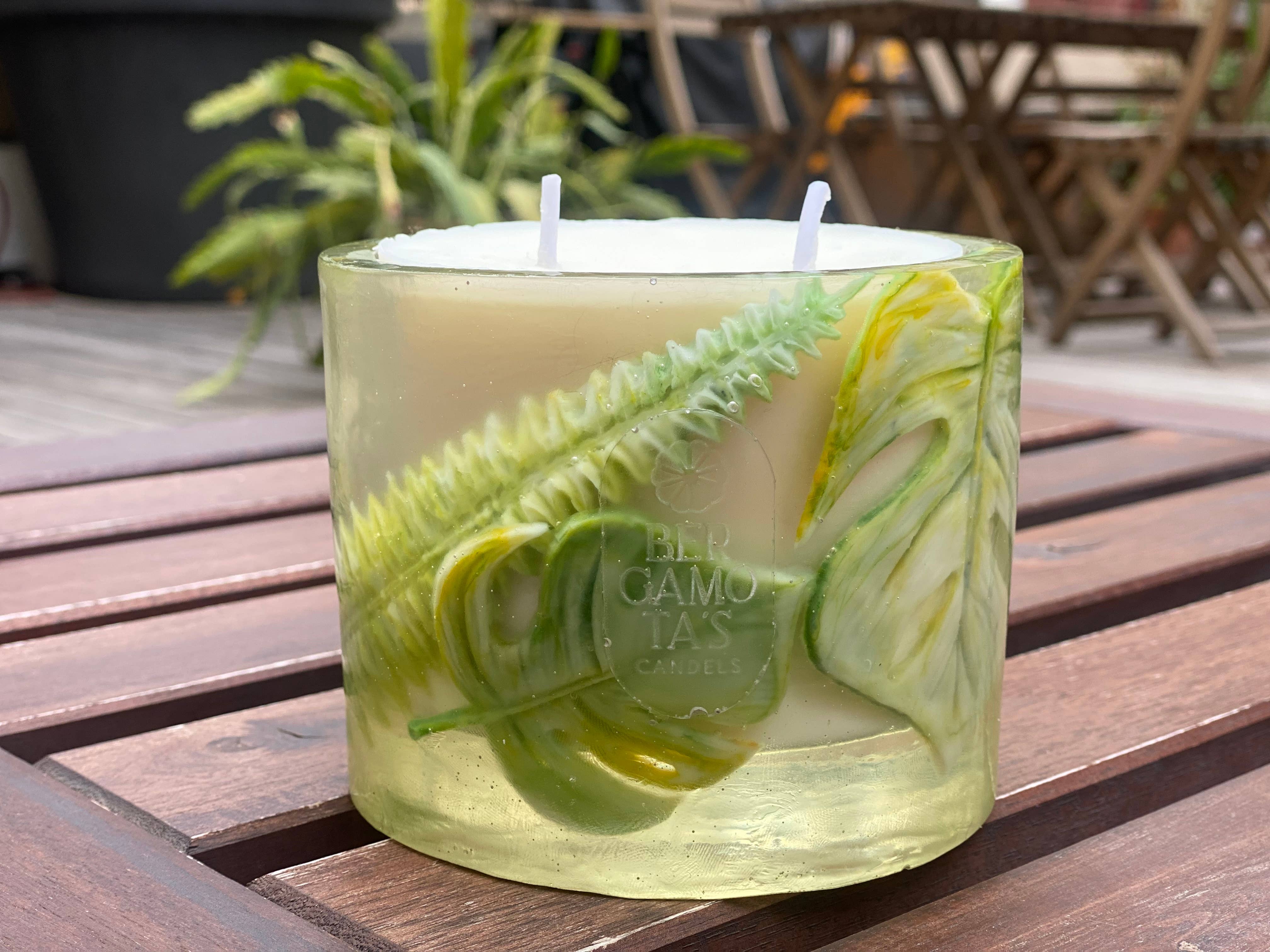 Bergamotas Candel’s - Wholesale Jar/Filled Candle - Botanical Collection candle. Limited Edition.