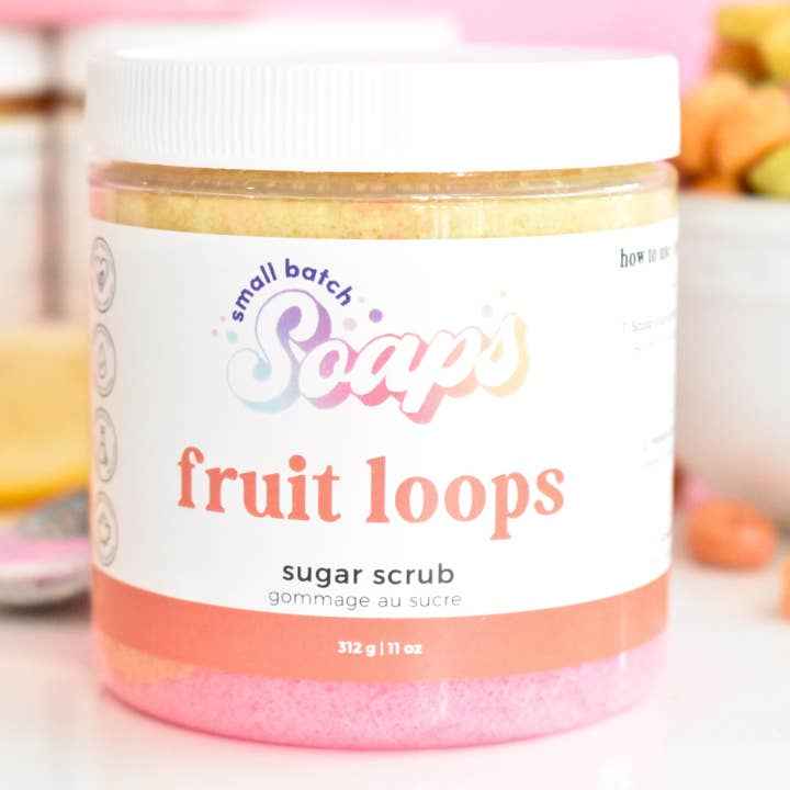 Small Batch Soaps - Wholesale Body Scrub/Exfoliant - Fruit Loops Sugar Scrub