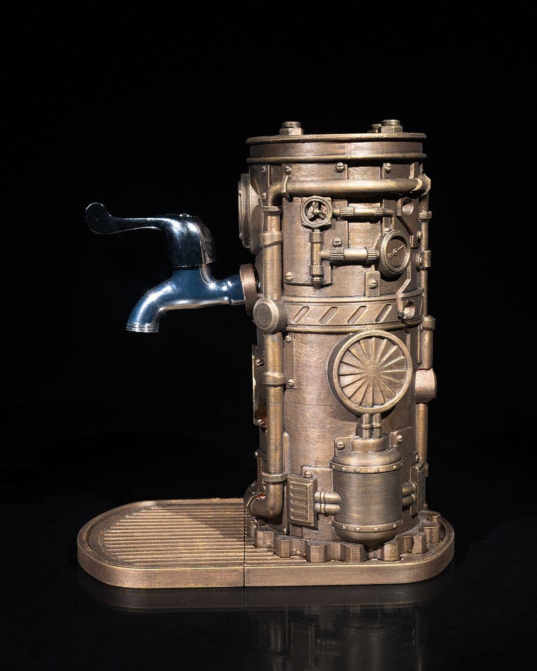 Clew Bay Leather & 3D Printing - Wholesale Drink Dispenser - Steampunk Drink Dispenser5