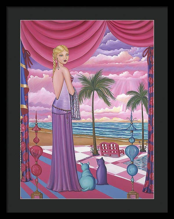 Sharon Tatem Fashion LLC - Wholesale Art Print - Melissa - Framed Print25