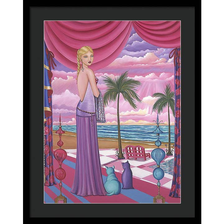 Sharon Tatem Fashion LLC - Wholesale Art Print - Melissa - Framed Print25