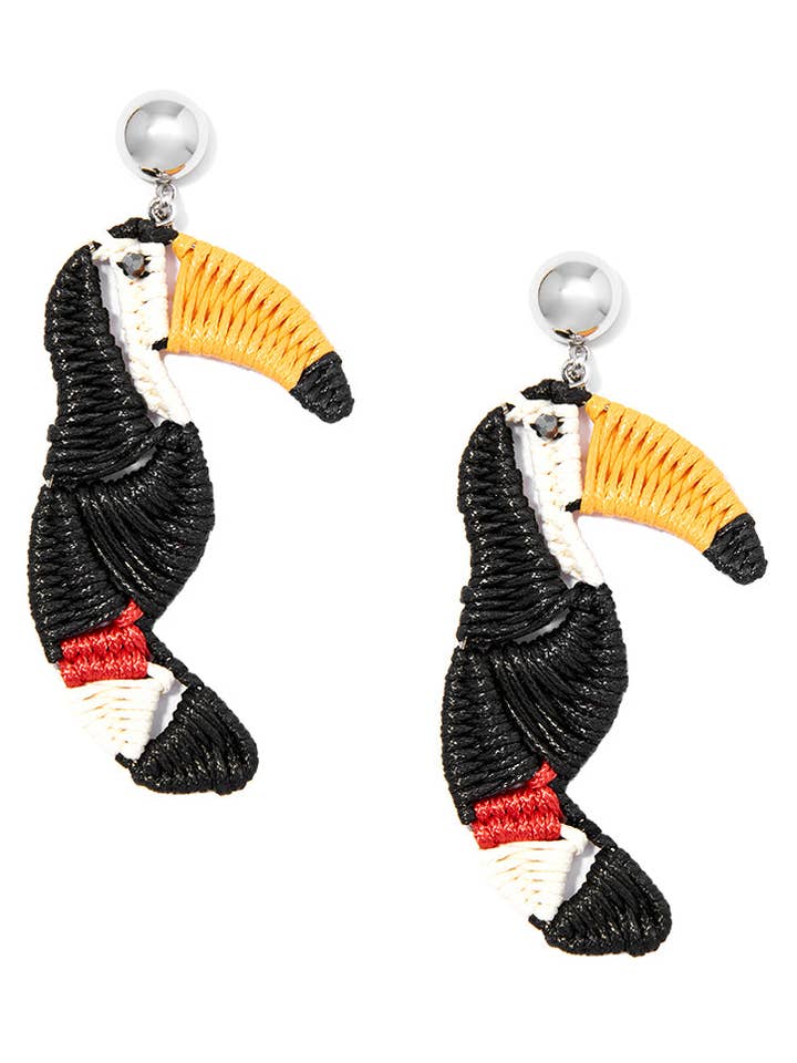 Toucan Drop Earring for wholesale by Turtle Cay Island Wear