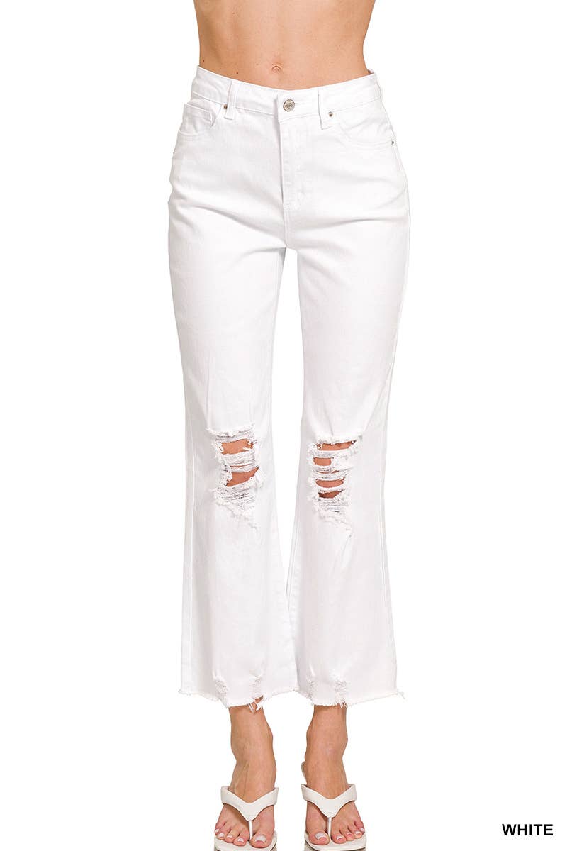 42POPS - Wholesale Jeans - Dames - Gewassen versleten denim jeans14