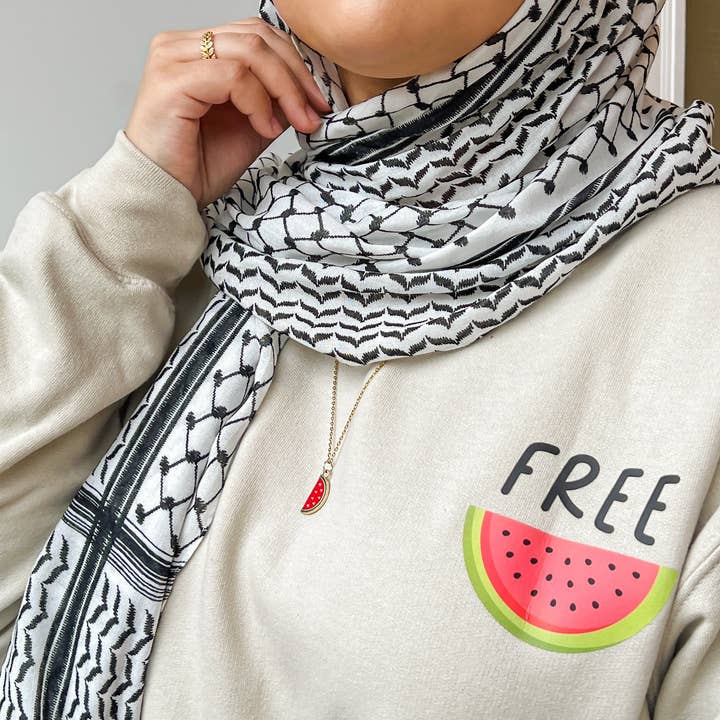 Free Palestine Watermelon Crew 🍉 for wholesale by Meryum Designs