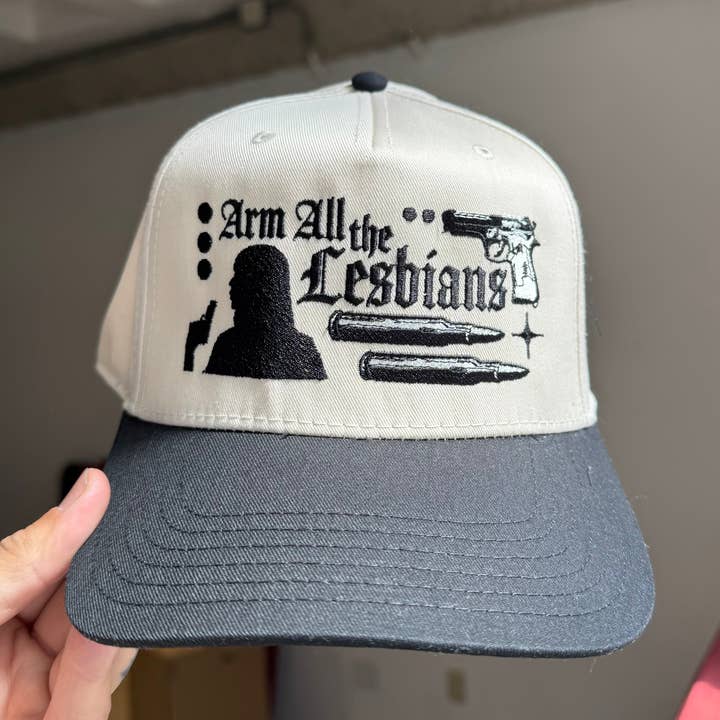 'Arm All the Lesbians’ Hat for wholesale by Freddy Tyler Paul