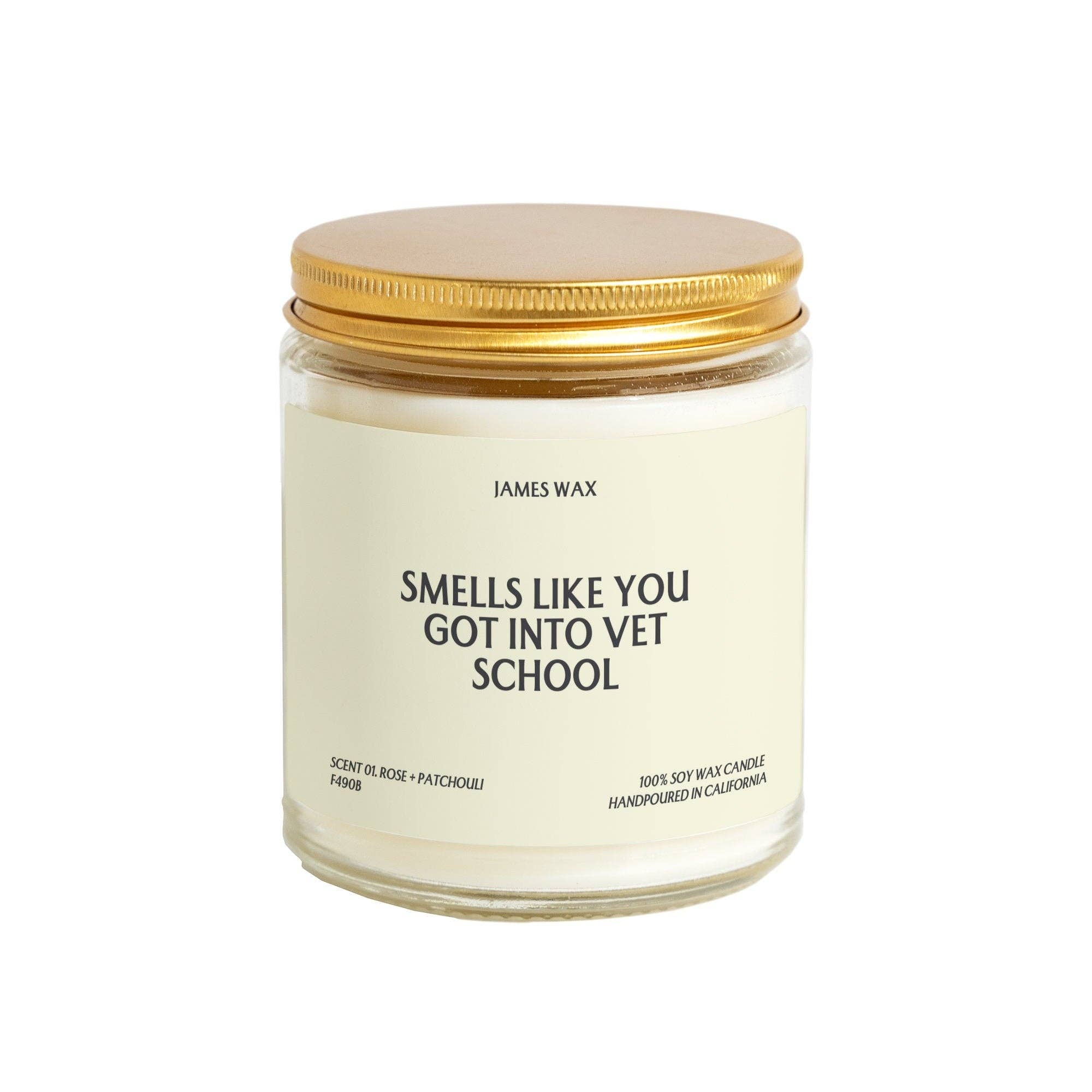 James Wax - Wholesale Jar/Filled Candle - Vet School Gift Got Into Vet School Veterinarians F490B1