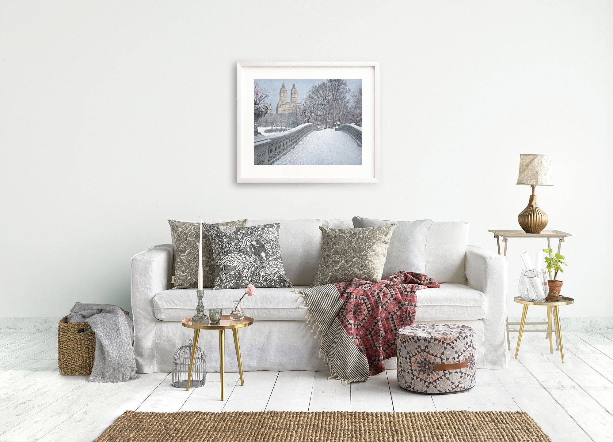 Offley Green - Wholesale Photograph - New York City Print, 'Snow on Bow Bridge'1