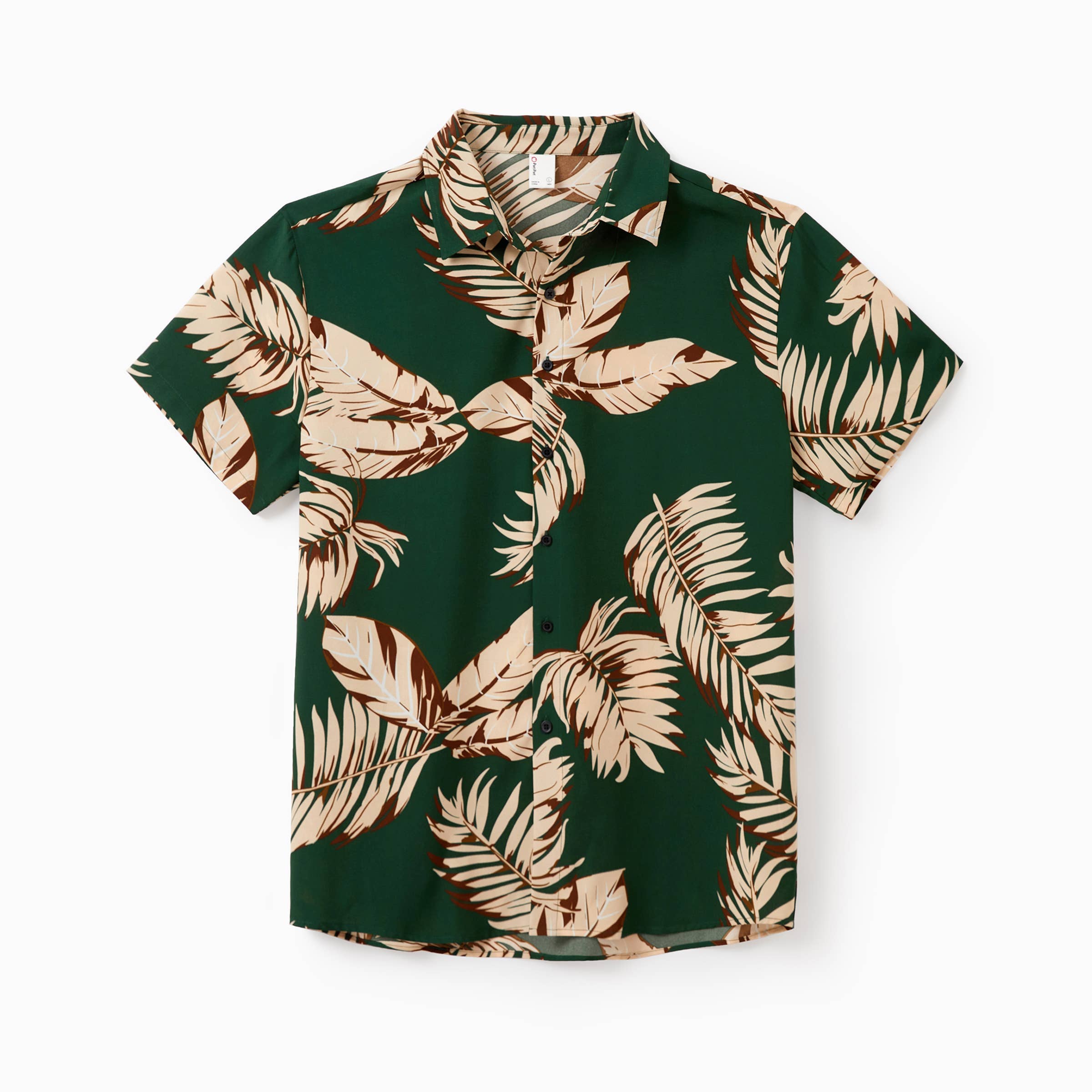 Verde Oscuro Conjunto de Ropa de Vacaciones Hawaianas Verde Tropical a Juego para la Familia de venta al por mayor en Faire18