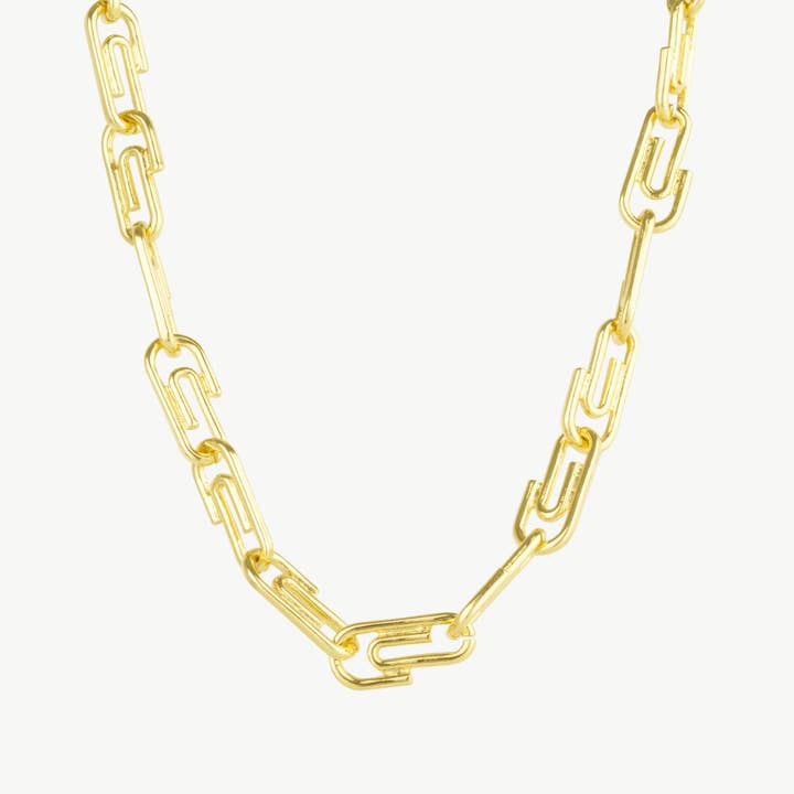 Collier Chaîne en Or avec Trombone de Designer pour la vente par Mejoma