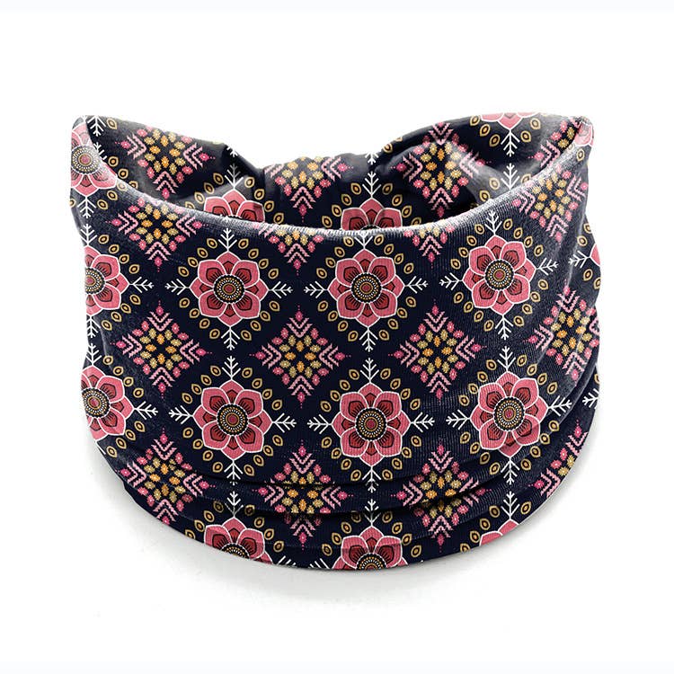 Tourtiwi - Wholesale Fashion Headband - Women's - Bohemian Mandala Print Sports Headband1