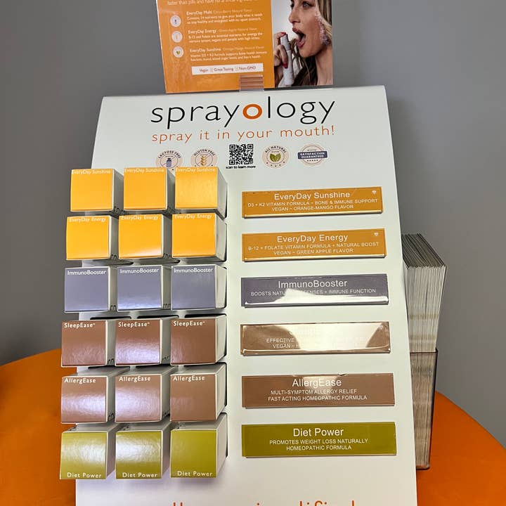 A1. Sprayology Opening Order with Display! - 6 SKU's SM CT for wholesale by Sprayology