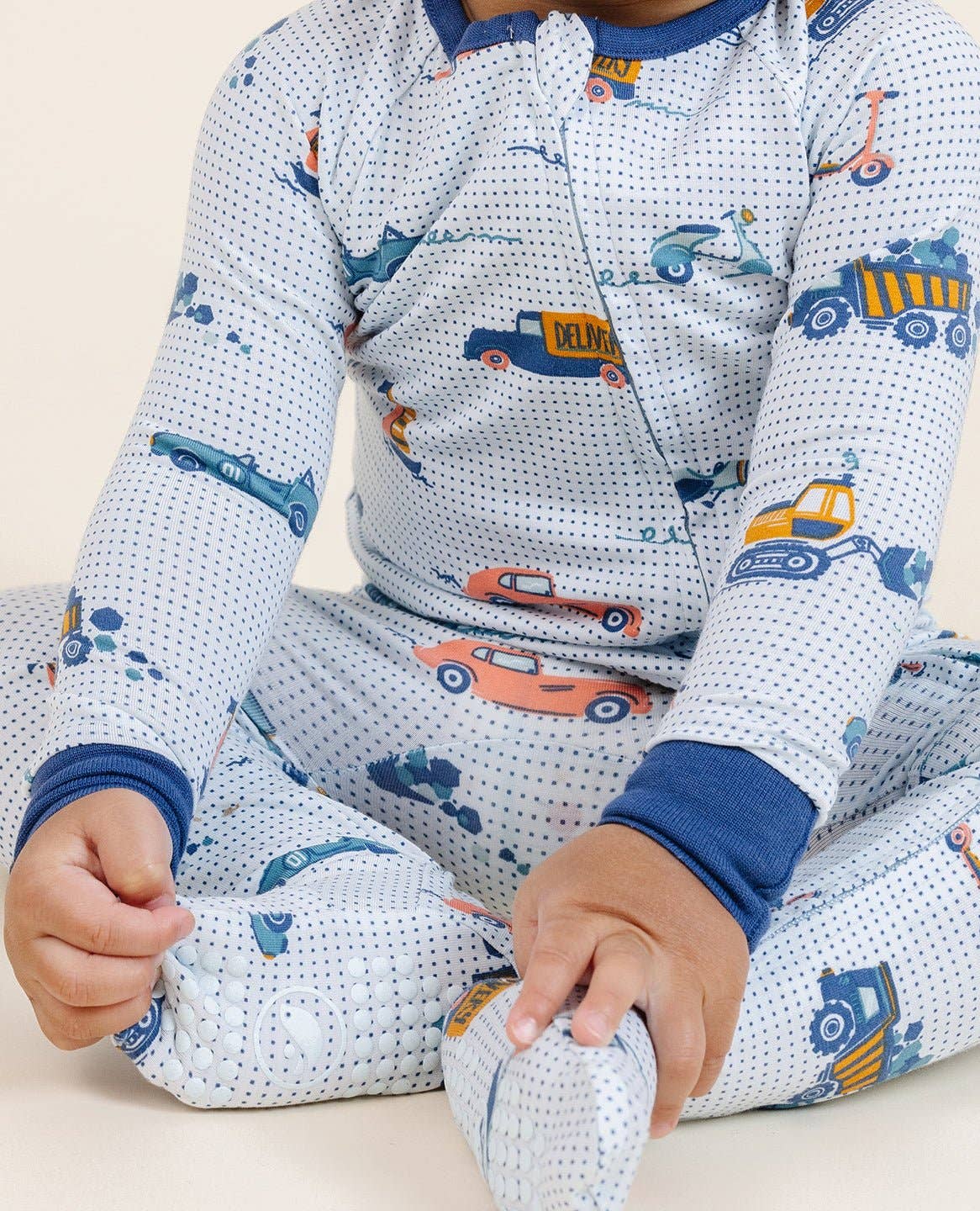 Lark - Wholesale Jumpsuit - Baby - Ultimate Zip Footie in On The Go3