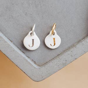 Bel Kai - Wholesale Individual Charm/Pendant - Ceramic Initial Charm36