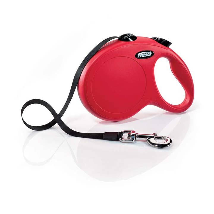 Petdropshipper - Wholesale Pet Leash - Dog - Flexi Flexi Classic Nylon Cord Dog Leash Red 1ea/26 ft, LG, Up To 110 lb