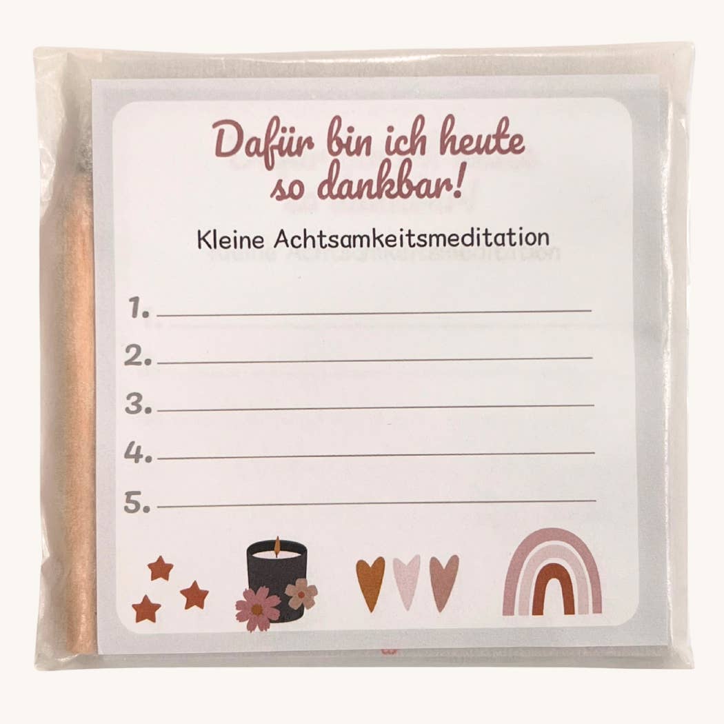 Wunderle GmbH - Wholesale Stationery/Notecard Set - Mindfulness Block Set – your moment to pause4