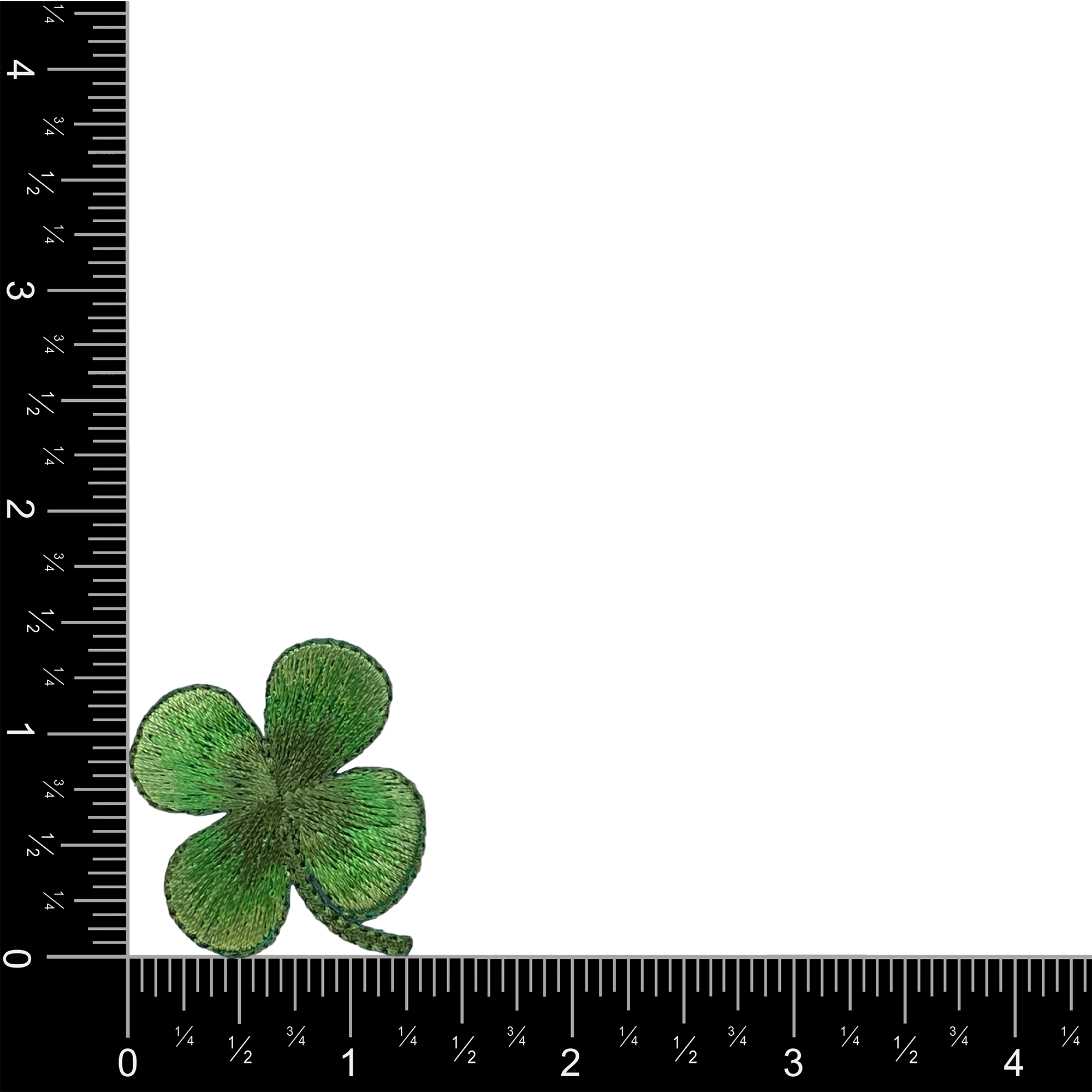 Wholesale Applique - Wholesale Patch - Four-Leaf Clover - Shamrock - Embroidered Iron on Patch1