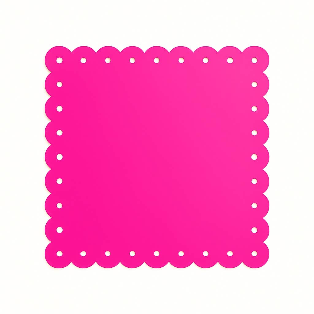 Factory Direct Craft – Sinal de parede por atacado – Azulejo Magnético de Metal com Borda Recortada de 18-1/2" - Selecionar Cor7