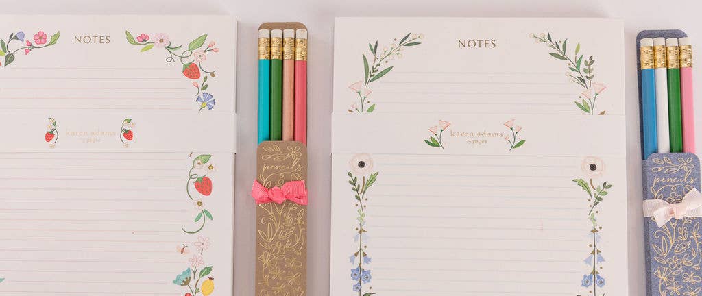 Karen Adams Designs - Wholesale Pencil - Strawberry Pencil Set2