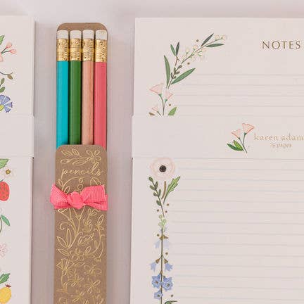 Karen Adams Designs - Wholesale Pencil - Strawberry Pencil Set2