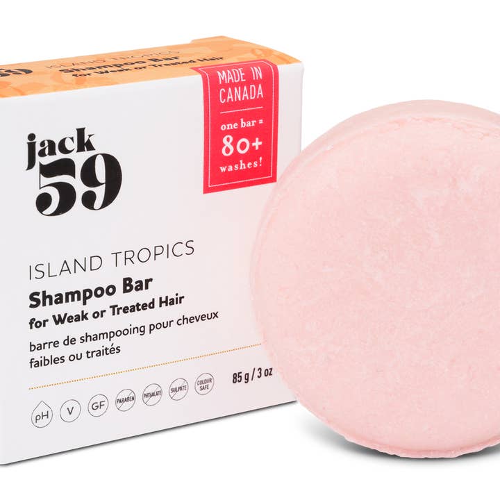 Island Tropics Shampoo Bar - Fresh Coconut - Jack59 for wholesale by Jack59 Inc.