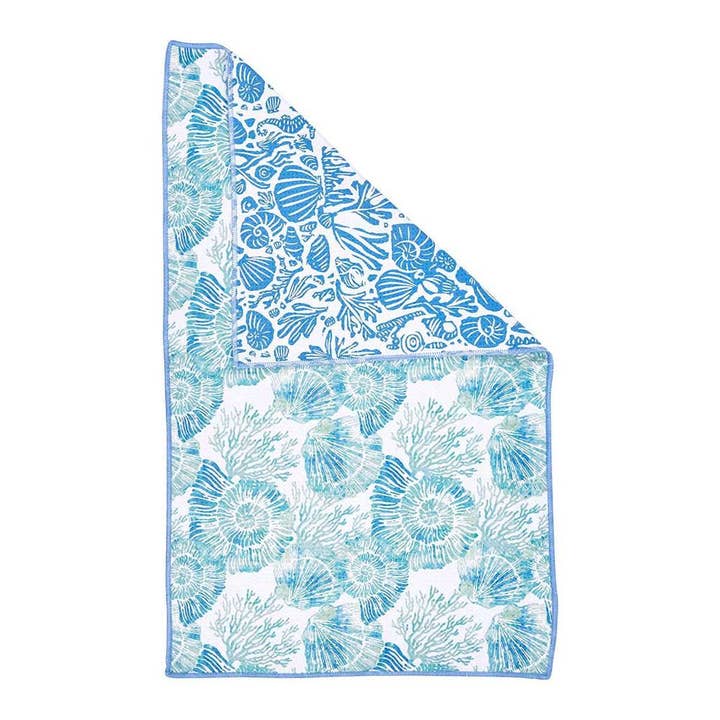 Nautilus Shells Eco Kitchen Tea Towel for wholesale by rockflowerpaper