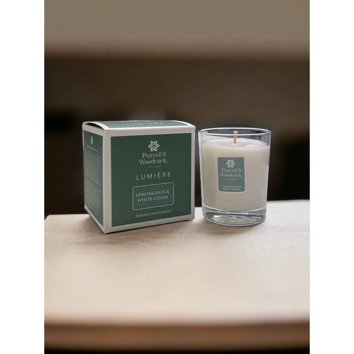 REMOVED BRAND - Wholesale Jar/Filled Candle - Lumiére Lemongrass & White Cedar Scented Candle1