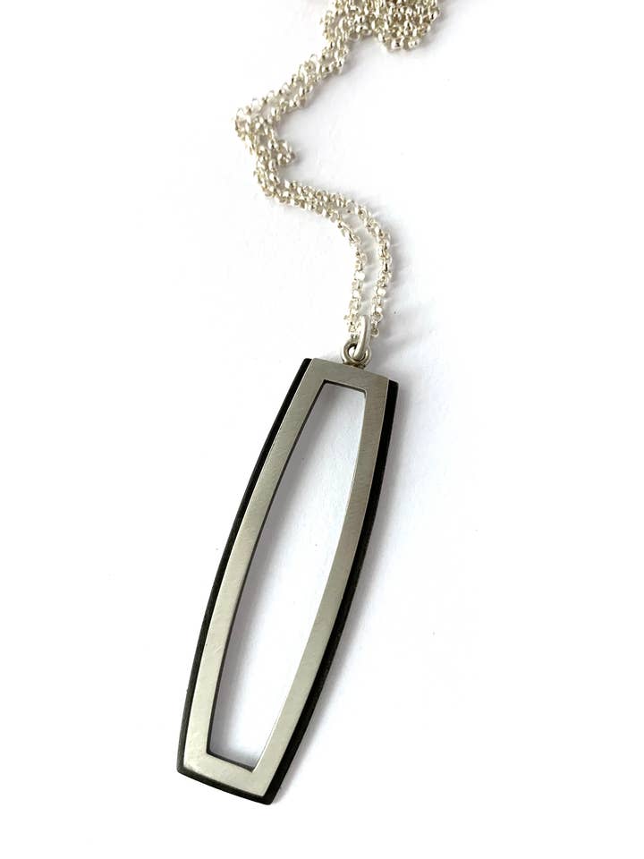 Colar de moldura retangular de borda por atacado de Emily Shaffer Studio