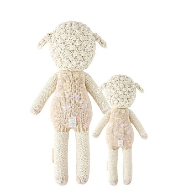 cuddle+kind - Wholesale Doll - Kids - Lucy The Lamb (Pastel), Gives 10 Meals
