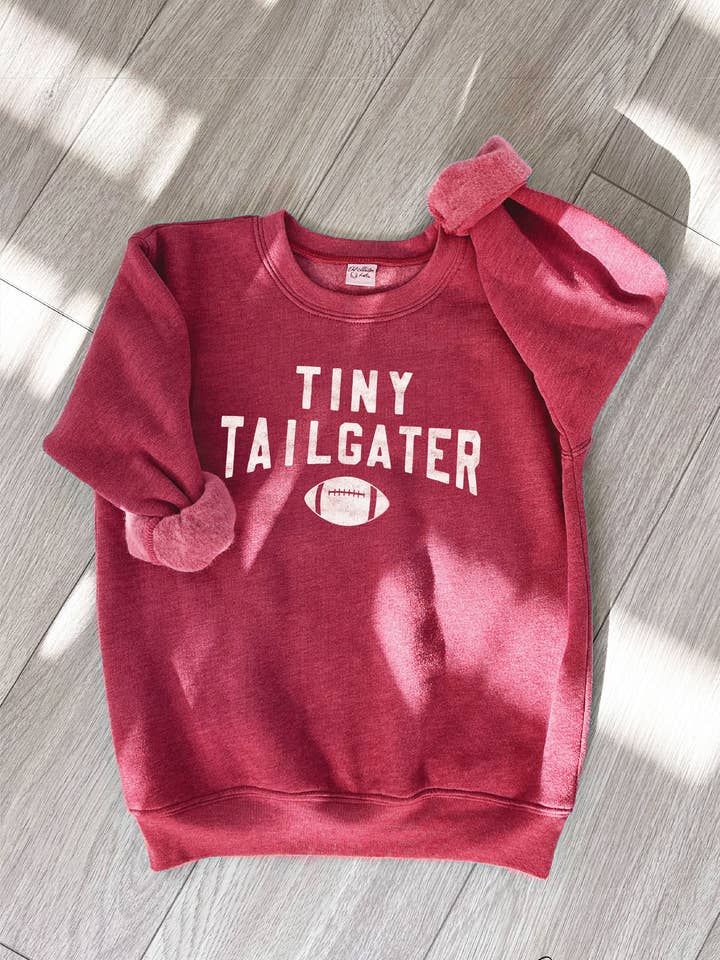 TINY TAILGATER Jeugd Uniseks Grafische Sweater voor wholesale door OAT COLLECTIVE