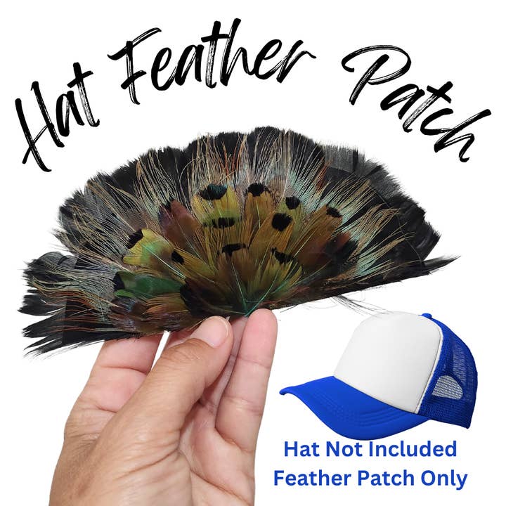 Funk Town Tees - Wholesale Hat Accessory - Women's - Western Feather Fans for Trucker Hats Hat Bar Supplies (Copy)