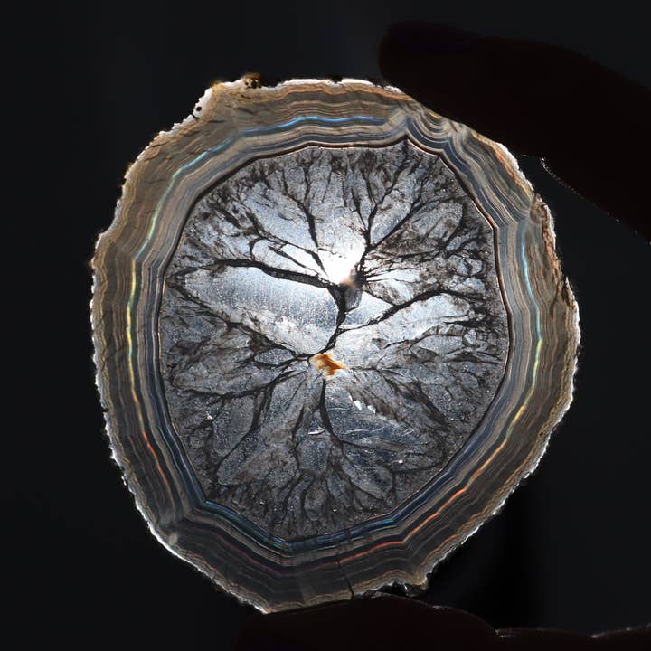 Mi Esperanza Minerals - Wholesale Spiritual Stone/Crystal - Iris Agate Slices Set of 64