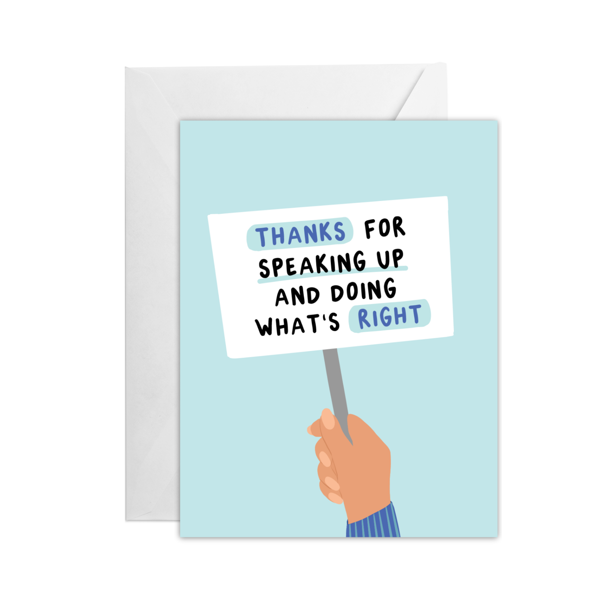 Oh Happy Dani - Wholesale Thank You Card - Doing What's Right Greeting Card1