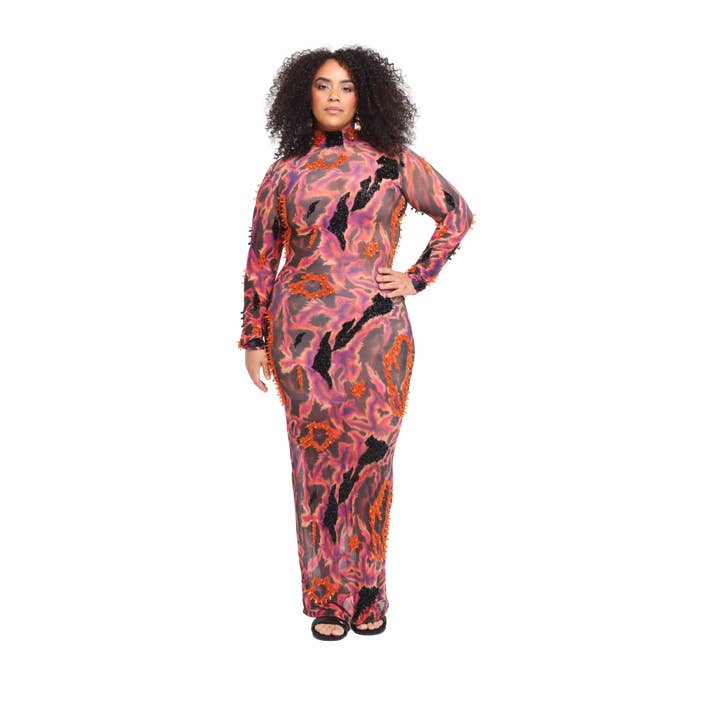 Zusi Dress (Purple) for wholesale by Onalaja