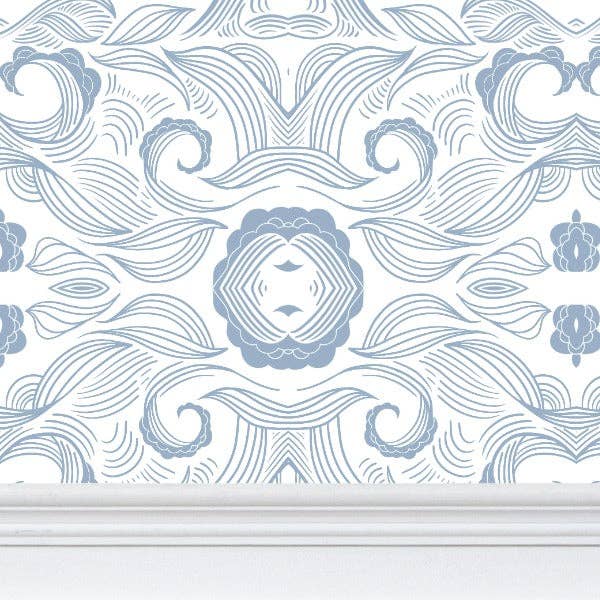 Heartspace Art - Wholesale Wallpaper - Whimsical Waves Wallpaper2