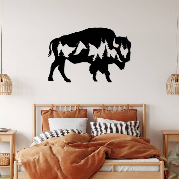metal-plex – wholesale Wall Accent – Buffalo - Metal Wall Art