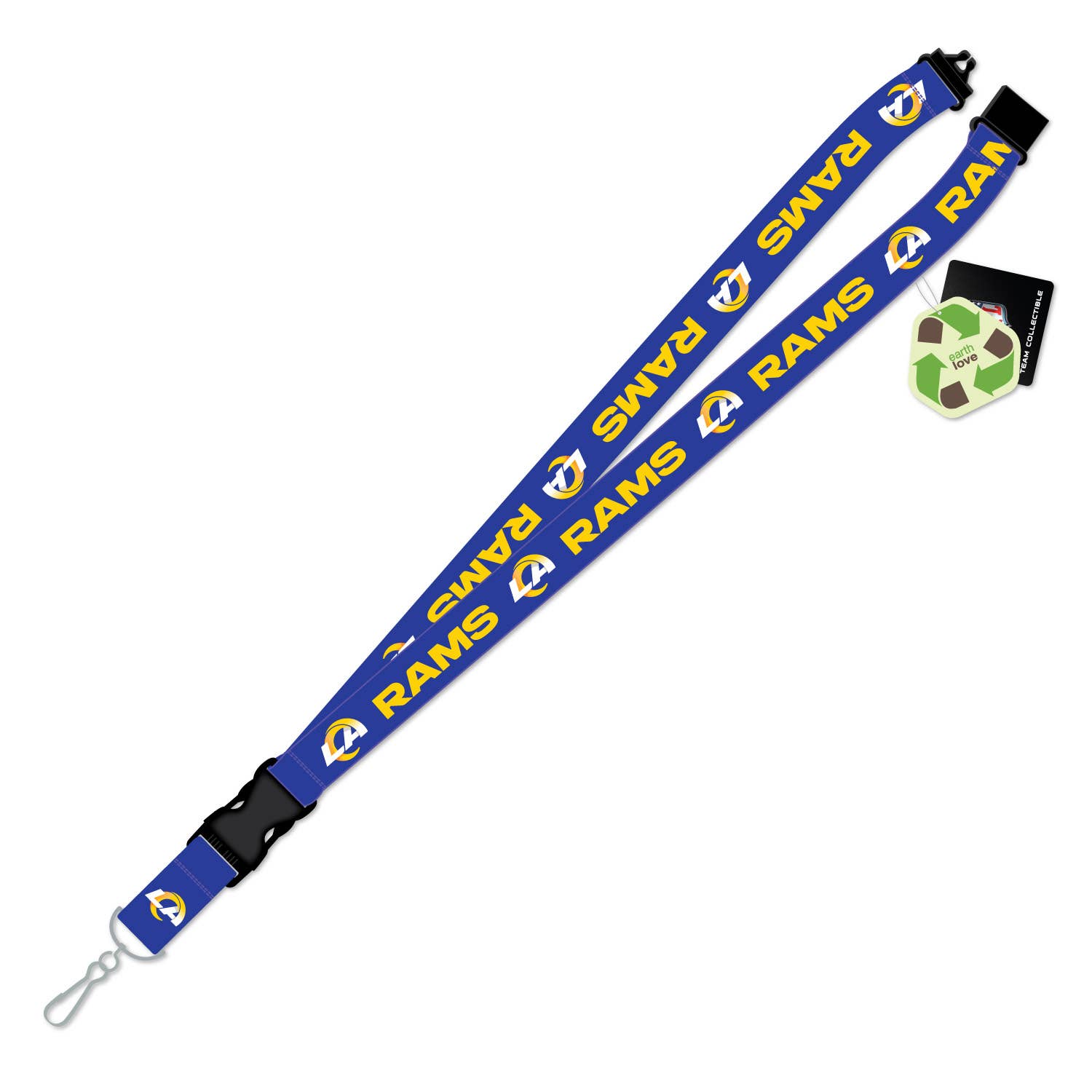 Mojo Licensing - Wholesale Lanyard - Unisex - NFL Los Angeles Rams Team Logo Lanyard0