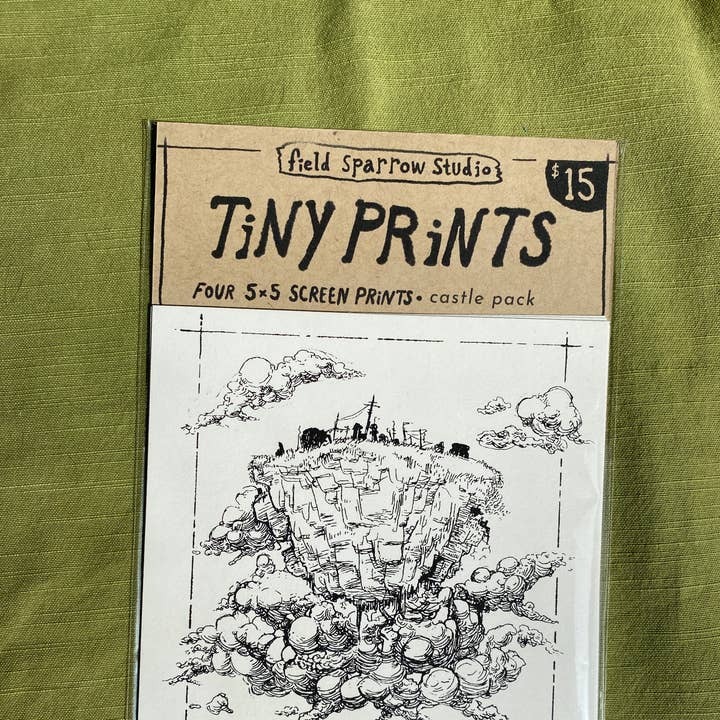 Tiny Print Pack - Castle Series for wholesale by Field Sparrow Studio
