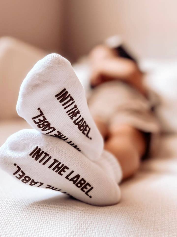 3-Pack Neutral Socks in White, Almond, & Brown for wholesale by Inti The Label